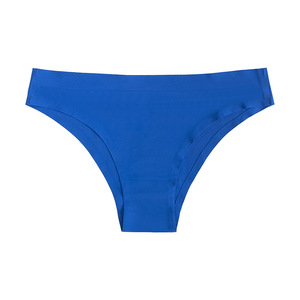 Custom Logo Ladies Low-Rise Seamless G <strong>String</strong> Briefs Ice Silk Thong Sexy Women <strong>Panties</strong> T Back Underwear Temptation For Girls - Product Image 3