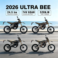 En stock 2026 Ultra Bee 24.5KW Moto tout-terrain pour adultes Surron Power 24500W avec moteur sans balais