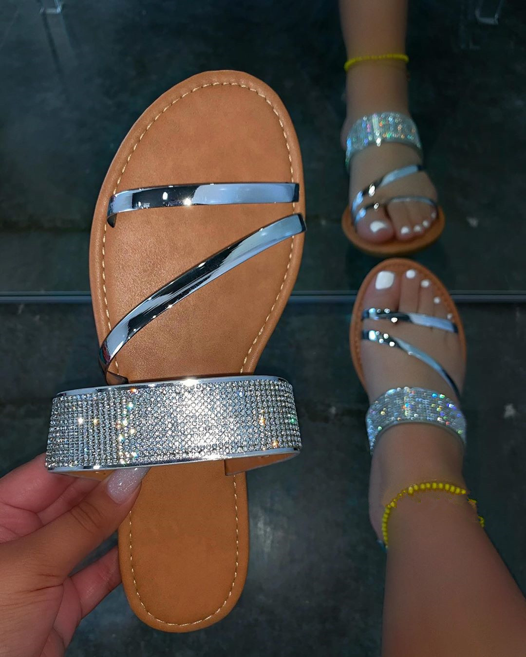 Han Edition Flip-flops Female Cool Summer Wedges Fashion Leisure