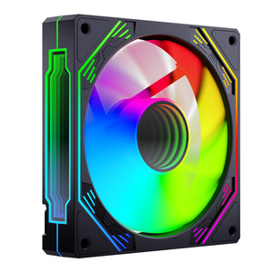 Snowman CK120 argb LED quạt làm mát máy tính để bàn chơi game PC Tủ làm mát fanhigh Lưu lượng không khí PWM 4 pin điều khiển tốc độ Sync argb ánh sáng - Product Image 2