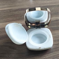 Boîte de poudre compacte à coussin d'air carrée, conteneur de fond de teint bb, emballage de cosmétiques, boîte d'ombre à paupières de maquillage