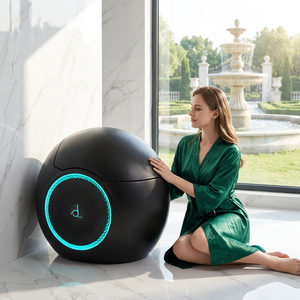 Black Smart Toilet Remote Control Music Sound Control Automatic Flush Intelligent Ceramic Integrated Bowl Automatic Operation - Product Image 1