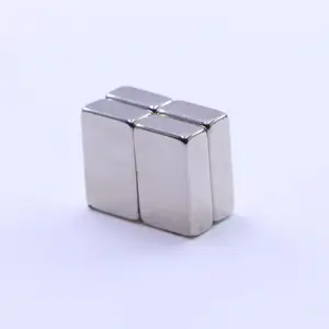 Direct selling gold supplier N52 nickel plated square magnet