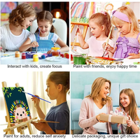 Kit de peinture par numéros Orfon DIY pour adultes et enfants - Peinture à l'huile d'animaux et de papillons colorés sur toile pour la décoration de la maison
