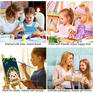 Kit de <span class=keywords><strong>Pintura</strong></span> por Números Orfon para Adultos y Niños - <span class=keywords><strong>Pintura</strong></span> al Óleo de Mariposas Coloridas sobre Lienzo para Decoración del Hogar - Product Image 4