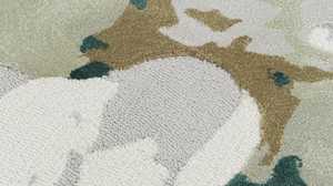 Tapis d'intérieur fait main sur mesure en laine et acrylique, tissé à la main, moelleux et doux, design haut de gamme pour salon moderne, chambre à coucher - Product Image 3