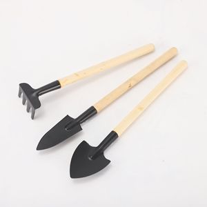 Gardening Three Piece Set Shovel Rake Spade Stainless Steel Manual Tools For Garden Planting Vegetables Flowers Potted Plants - Product Image 1
