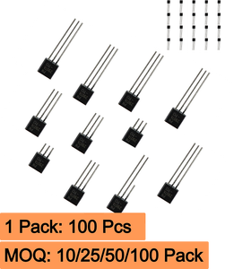 PN2907A Paquete de 100 transistores amplificadores de propósito general PNP - Product Image 3