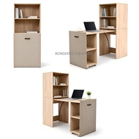 Nouvelle table à manger pliante télescopique multifonctionnelle moderne, gain de place, simple, mobile et portable, également utilisable comme bureau pliable