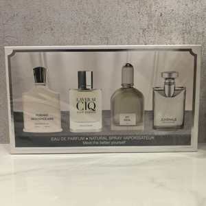 Coffret de parfum pour homme Eurasian Grand <span class=keywords><strong>Prix</strong></span>, quatre pièces, parfum floral, vaporisateur moderne, longue tenue, flacons en verre de 25 ml, pour usage domestique - Product Image 2