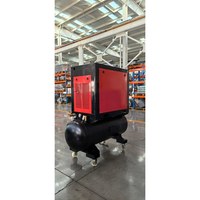 Compresor de aire de tornillo 4 en 1 de 7.5KW 10HP 16Bar con imán permanente VFD y secador de aire incorporado