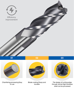 Parallel Shank Solid Tungsten <strong>Carbide</strong> Cheap <strong>End</strong> <strong>Mill</strong> CNC <strong>End</strong> Milling Cutter for Stainless Steel Metal - Product Image 5