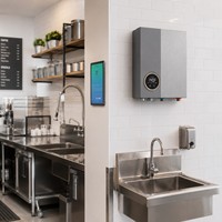 Chauffe-eau instantané commercial haute puissance électrique 240V avec contrôle tactile Wi-Fi pour café, magasin de boissons, chauffe-eau sans réservoir