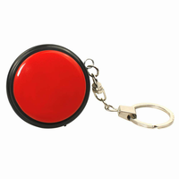 Llavero electrónico de fábrica con botón de felpa, llavero de grabación de voz para mujeres y niñas, llavero que habla con sonido