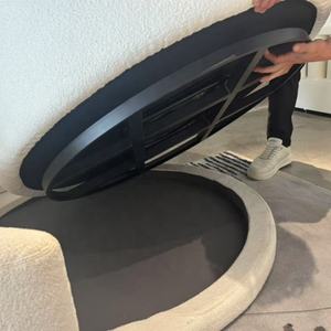 Ensemble de <span class=keywords><strong>causeuse</strong></span> de salon moderne de luxe dernier cri canapé sans cadre 3 places pour mariage canapé inclinable pivotant avec pouf - Product Image 6