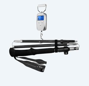 Foldable Carbon Fiber Trekking Pole with Outer <b>Lock</b>, <b>Portable</b> & Adjustable, Perfect for Men's Travel Custom - Product Image 3