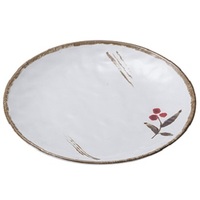 Assiette Ronde en Mélamine Écologique Incassable avec Motif – Vaisselle Professionnelle pour Restaurants, Hôtels et Cantines (Vente en Gros)