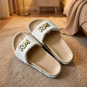 Sandalias planas de verano para mujer, con diseño de lunares, punta abierta, parte superior sintética, suela de EVA antideslizante, sandalias de mujer, zapatos. - Product Image 5