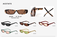 Lunettes de soleil personnalisées couleur léopard pour femmes, qualité de luxe, mode Y2K, petites lunettes ovales en acétate pour femmes