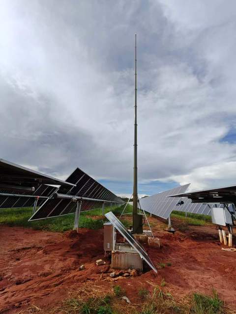 7.5m Hot Dip Galvanized Telescopic Mast for Light and Antenna Transmission