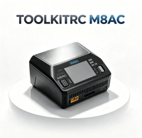 Chargeur intelligent de batterie LiPo AC/DC ToolkitRC M8AC 600W 20A 1-8S avec équilibreur, déchargeur et testeur de signal pour drones FPV - Pièces professionnelles