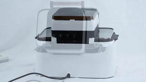 Friteuse à air moderne à haute capacité 1400W 6L personnalisable Pot allemand double numérique français intelligent multifonctionnel pour un usage domestique - Product Image 2