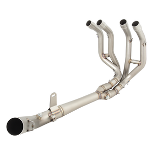 Sistema completo de escape para motocicleta, tubo de conexión frontal de conexión de aleación de titanio y acero inoxidable para <span class=keywords><strong>Kawasaki</strong></span> <span class=keywords><strong>ZX4R</strong></span> - Product Image 2