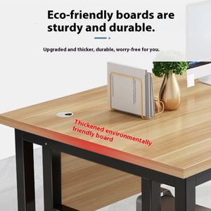 Semplice moderno capo scrivania Computer in legno massello scrivania da ufficio e sedia combinazione per i supervisori - Product Image 3