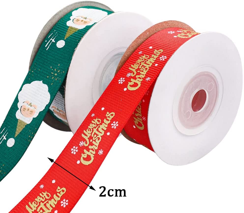 China Ribbons Factory Gift Package Polyester Ribbon for Christmas