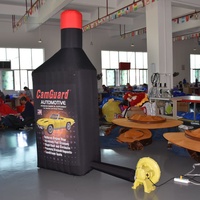 Replika Botol Oli Mesin CamGuard Tiup Raksasa Kustom - Display Iklan Bermerek untuk Promosi Produk Otomotif/Kelautan
