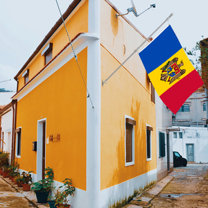 Wholesale 3x5ft Moldova Flags 68D/100D Polyester <strong>Customize</strong> All <strong>Nations</strong> Rapid Shipping Reliable Supplier Fast Delivery - Product Image 1