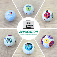Mesin cetak Golf Printer UV murah untuk bola Golf cetak khusus untuk klub Golf