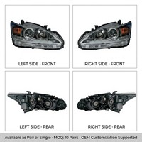 Phares d'origine NAFU OEM HAEDLIGHT, référence OE 8111076012, pour LEX CT200H Hybride 2011-2017, phare de remplacement personnalisé d'occasion, côté gauche/droit