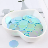 Échantillon gratuit de paillettes plates en vrac de décoration de mariage en PVC PET coloré multiple pour l'artisanat