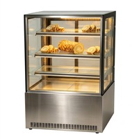 Vitrine Réfrigérée Commerciale de Comptoir pour Gâteaux et Pâtisseries – Idéale pour Boulangeries et Boutiques de Desserts