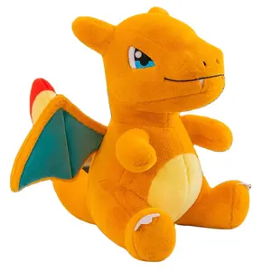 25-35CM Poke-moned Anime Plush Toys Rayquaza Fuse Charizard Cartoon Figure Dragonite Peluche Poke-moned Toy Stuffed Animals Kids