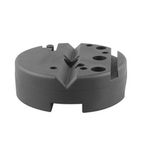 Outil de démontage et de réparation tactique, base ronde universelle, durable, en alliage d'aluminium et polymère, pour le travail de fusilier et les accessoires de tir