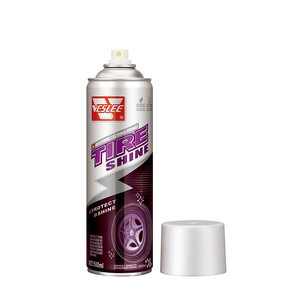 Pulido de cera para neumáticos de alto brillo con logotipo personalizado, aerosol en aerosol, brillo para neumáticos a base de aceite - Product Image 1