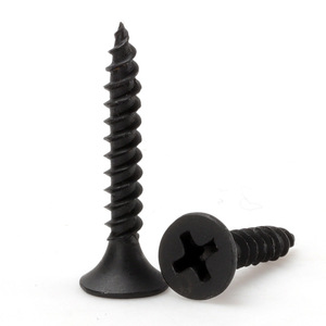 Tornillos para paneles de yeso Miao Kuo, métricos, cabeza Phillips, cabeza hundida, fosfatado negro, grado A, nivel 8.8, 1022A, acero al carbono GBT5280 - Product Image 1