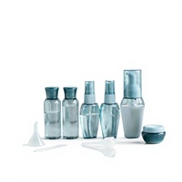 Ensemble de 9 flacons rechargeables en PET/PP format voyage – Flacons vaporisateurs portables pour parfums et cosmétiques, idéaux pour sérums et lotions (petits formats)