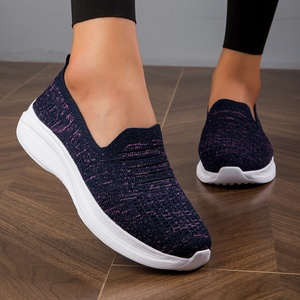 <span class=keywords><strong>Sneakers</strong></span> da <span class=keywords><strong>donna</strong></span> blu a mosca tessere scarpe Casual per tutte le stagioni-estate inverno autunno primavera - Product Image 3