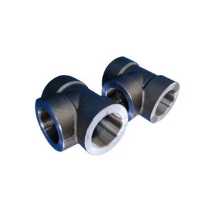 Chất lượng cao <span class=keywords><strong>A105</strong></span> 90 khuỷu tay áp lực cao giả mạo phụ kiện đường ống 3000lbs Công suất <span class=keywords><strong>A105</strong></span> <span class=keywords><strong>TEE</strong></span> SW giảm <span class=keywords><strong>TEE</strong></span> cho kết nối chéo - Product Image 2