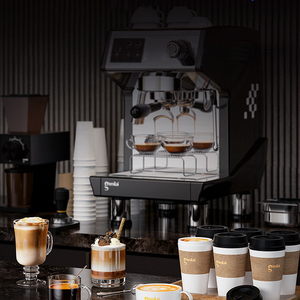 Máquina de Café Comercial Gemilai para Espresso y Cappuccino, Precios Comerciales, Precio para Baristas, para Tiendas de Conveniencia - Product Image 1