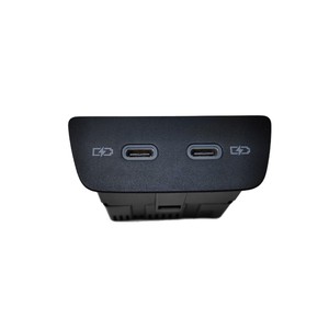 Chargeur de voiture Audi double type C, charge rapide, adaptateur USB pour portes avant et arrière, pour modèles électriques EQ5 Q4E Golf 8 - Product Image 5