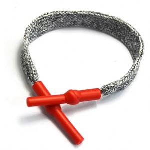 Cordon de serrage en coton/polyester de haute qualité avec embouts métalliques/plastiques, imitant un fermeture éclair à nœud, pour lacets de chaussures et capuches de sweats - Product Image 1