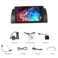 Écran tactile de 9 pouces pour BMW Série 5 E39 X5 E53 1995-2003 Autoradio Android Lecteur multimédia GPS Navigation