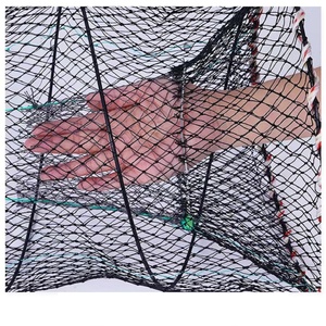 Trampa plegable portátil para cangrejos grandes, trampa de tres entradas para cebos, langosta, cangrejo, camarón, red para peces - Product Image 5