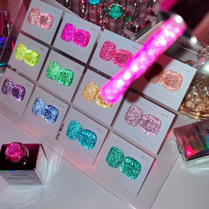 JTING - Nueva Colección de Esmaltes de Gel Reflectantes de 12 Colores con Efecto Láser Plateado, Caja de Presentación, Carta de Colores y Etiqueta Privada - Product Image 4