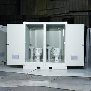 Toilettes mobiles de luxe en acier de haute qualité, toilettes portables, salle de bain extérieure, unité de douche, toilettes, mini-pods, conteneurs - Product Image 1