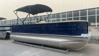Bateau ponton en aluminium soudé haute vitesse de 7,5 m (25 pieds) pour 10-12 personnes, yacht sportif pour le tourisme, propulsé au diesel